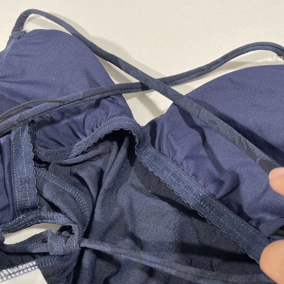 NEW‎ Robin Piccone Ana One-Piece Swimsuit in Blue [SZ 8 ] - Picture 11 of 11